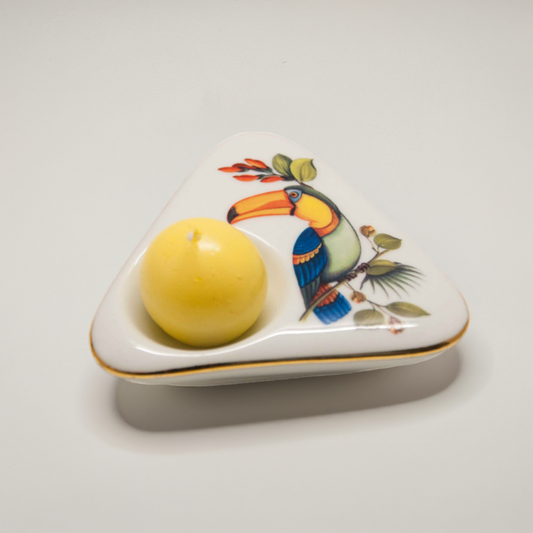 Eier-/Kerzenhalter Porzellan Dreieck - Tucano
