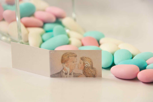 Kärtchen Hochzeit - Brautpaar