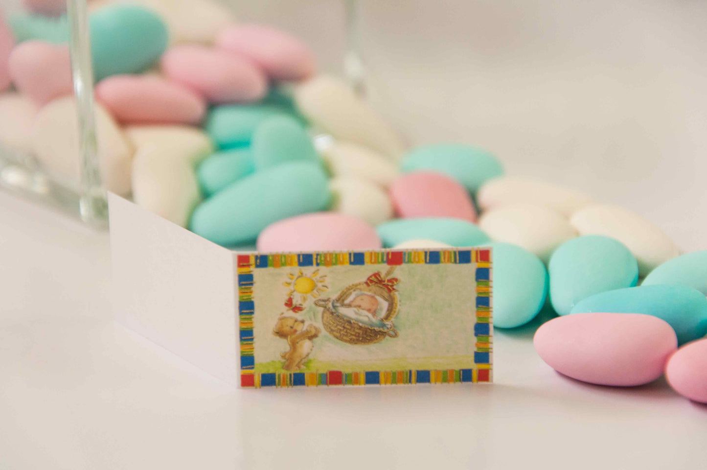 Kärtchen Taufe - Wiege