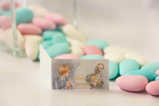 Kärtchen Firmung - Santa Cresima - Knabe