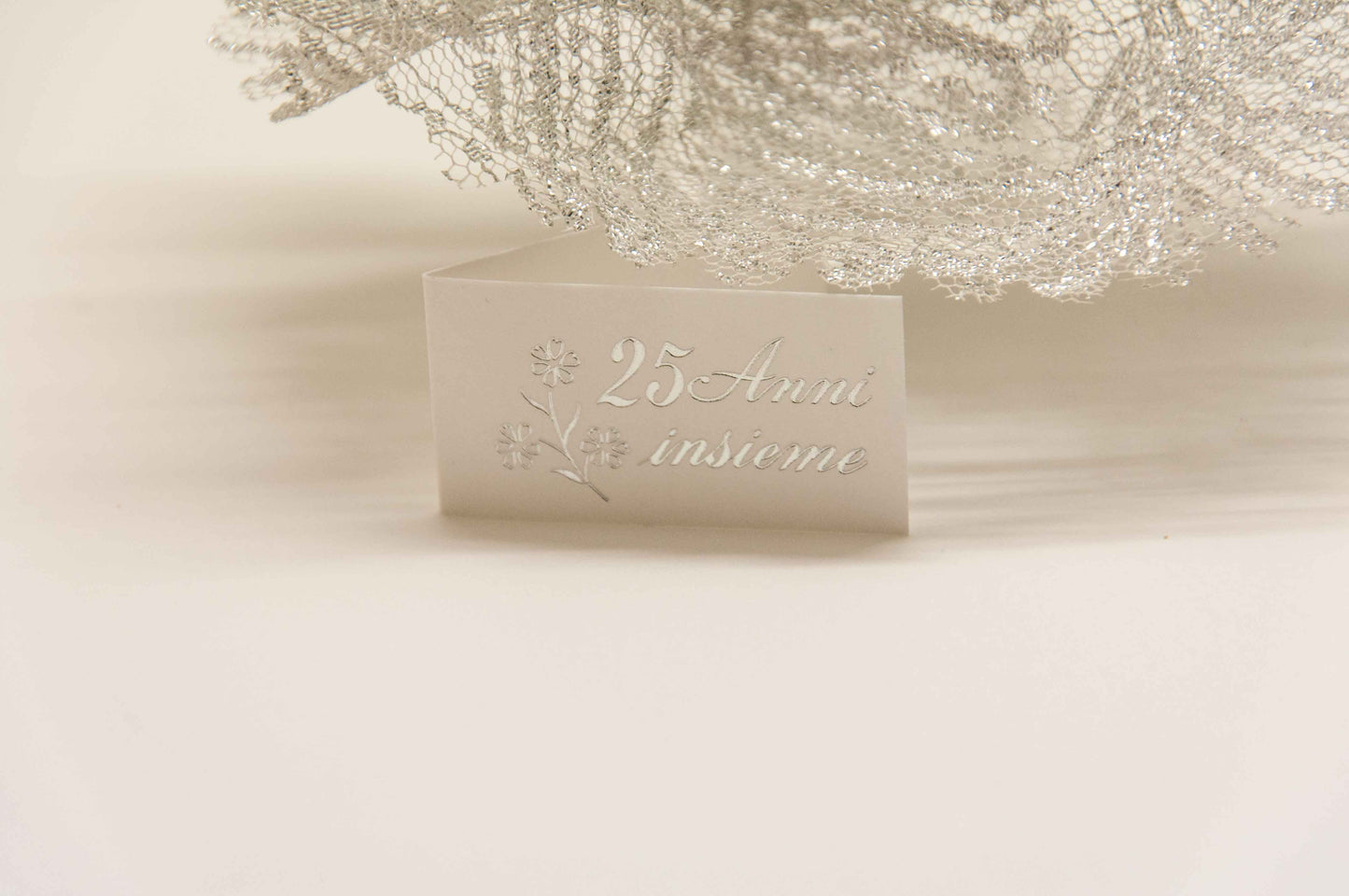 Kärtchen Hochzeit 25 Anni insieme