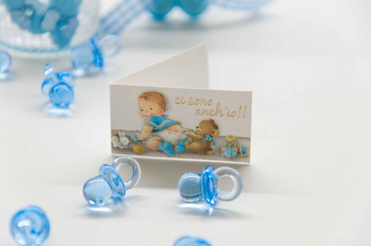 Kärtchen Taufe - ci sono anch'io