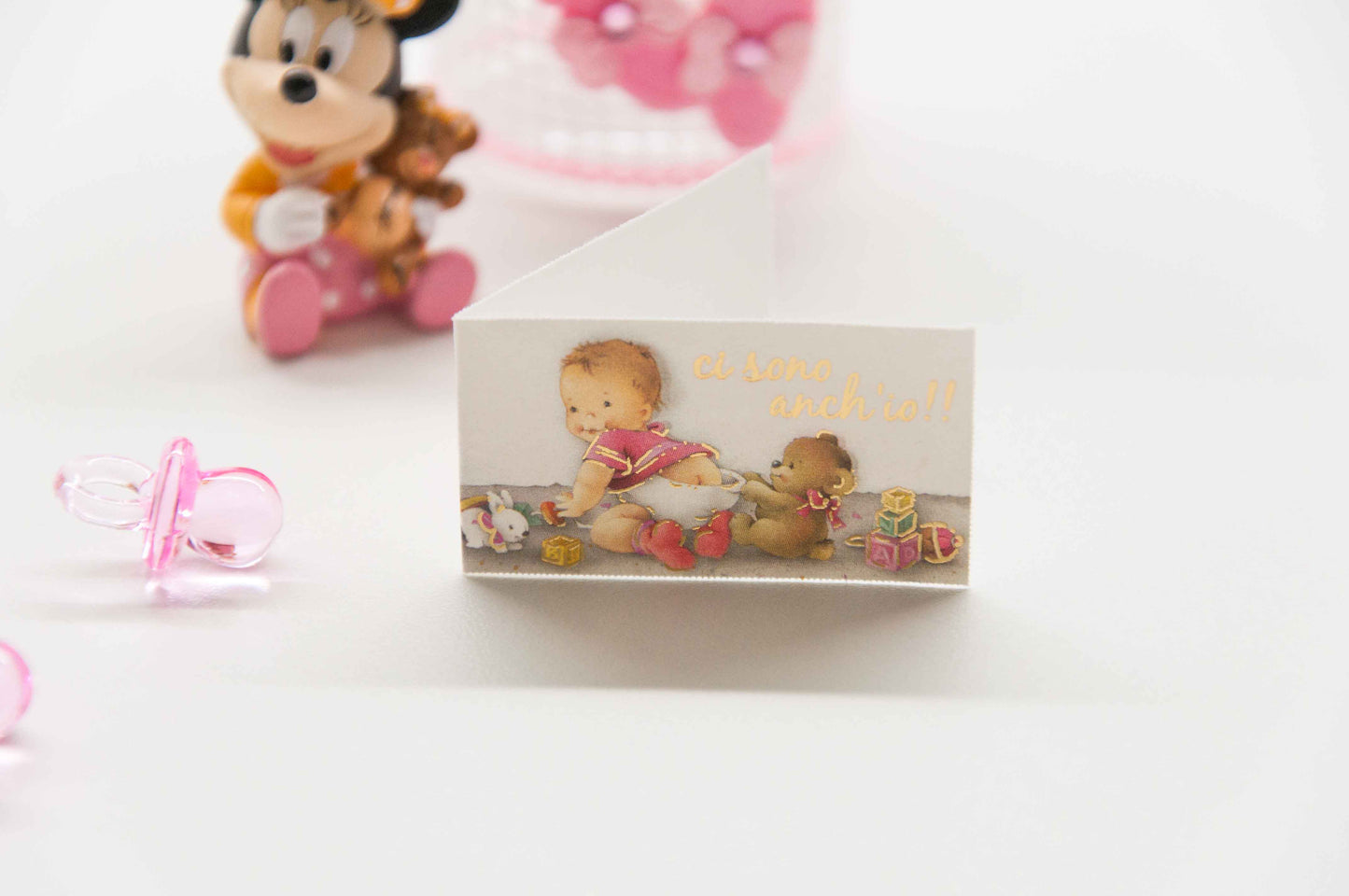 Kärtchen Taufe - ci sono anch'io