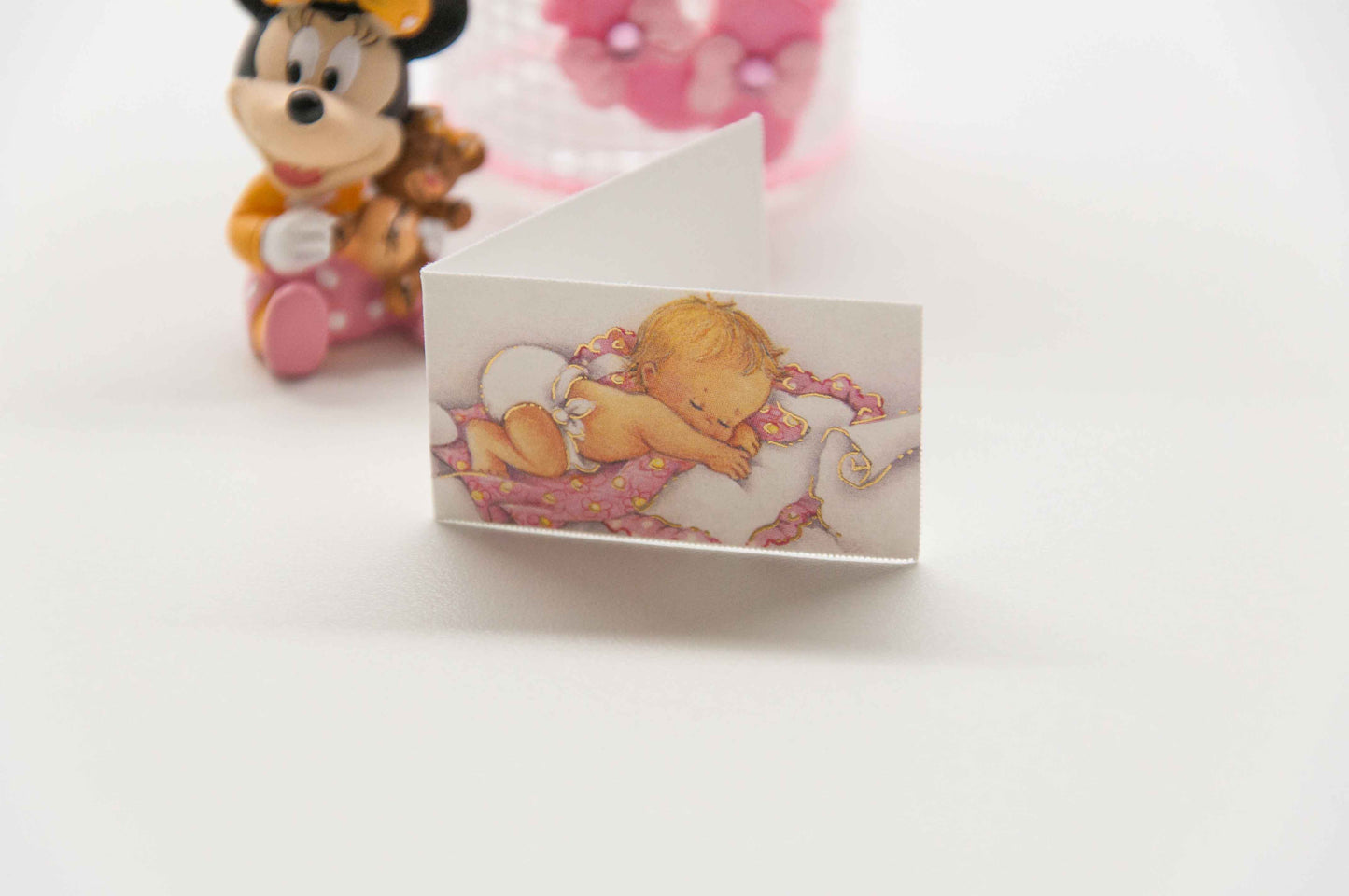 Kärtchen Taufe - Kind schlafend