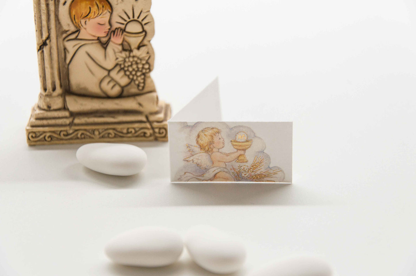 Kärtchen Kommunion - Engel mit hl. Kelch