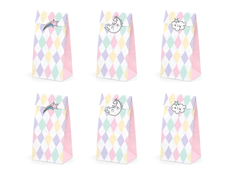 Süssigkeitentüte "Einhorn" (6 Stk.)
