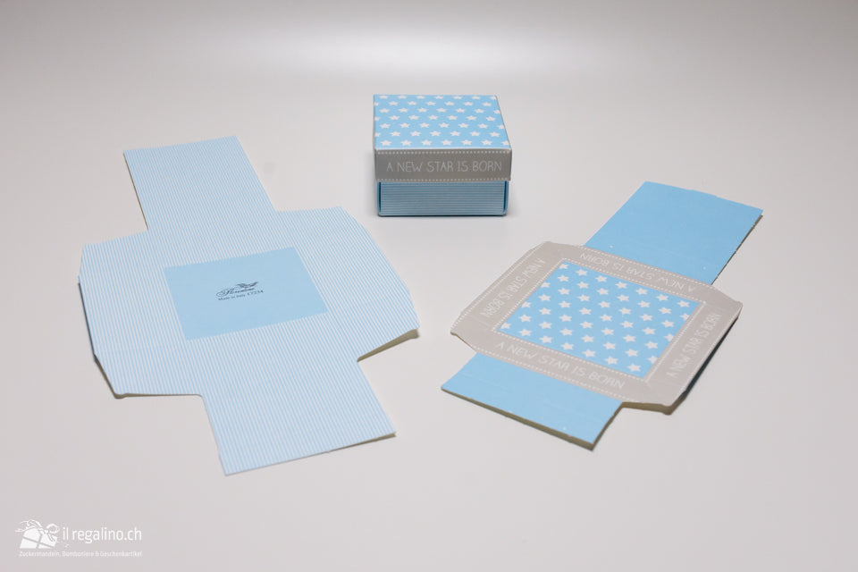 Geschenkbox-Würfel "A new star is born"