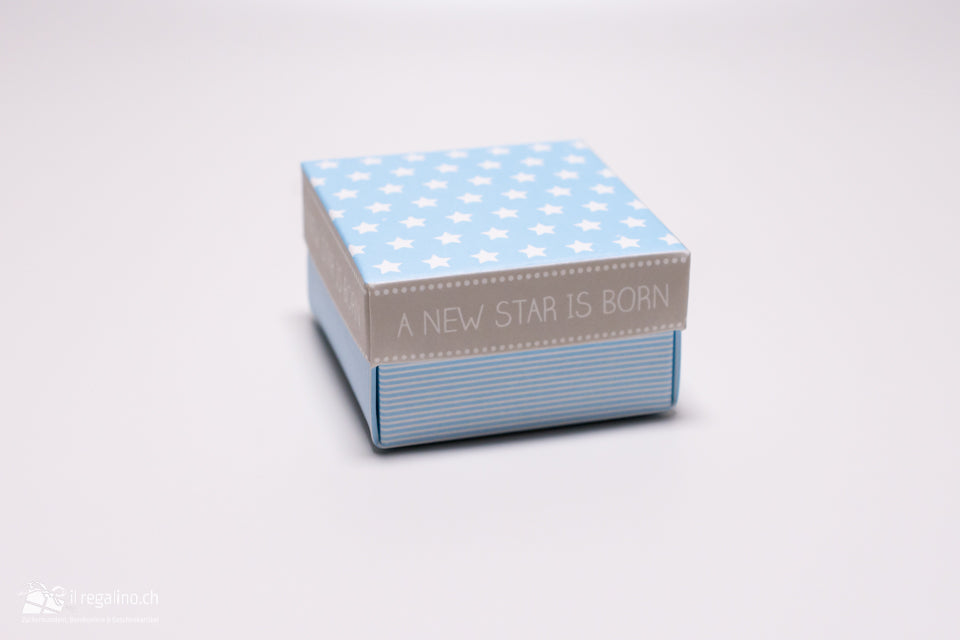 Geschenkbox-Würfel "A new star is born"