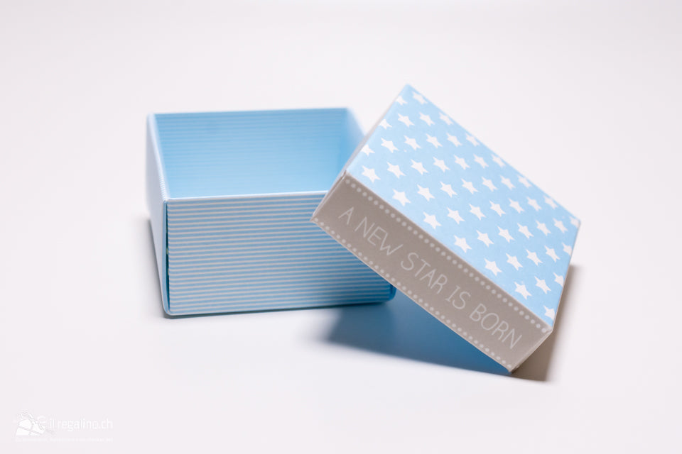 Geschenkbox-Würfel "A new star is born"