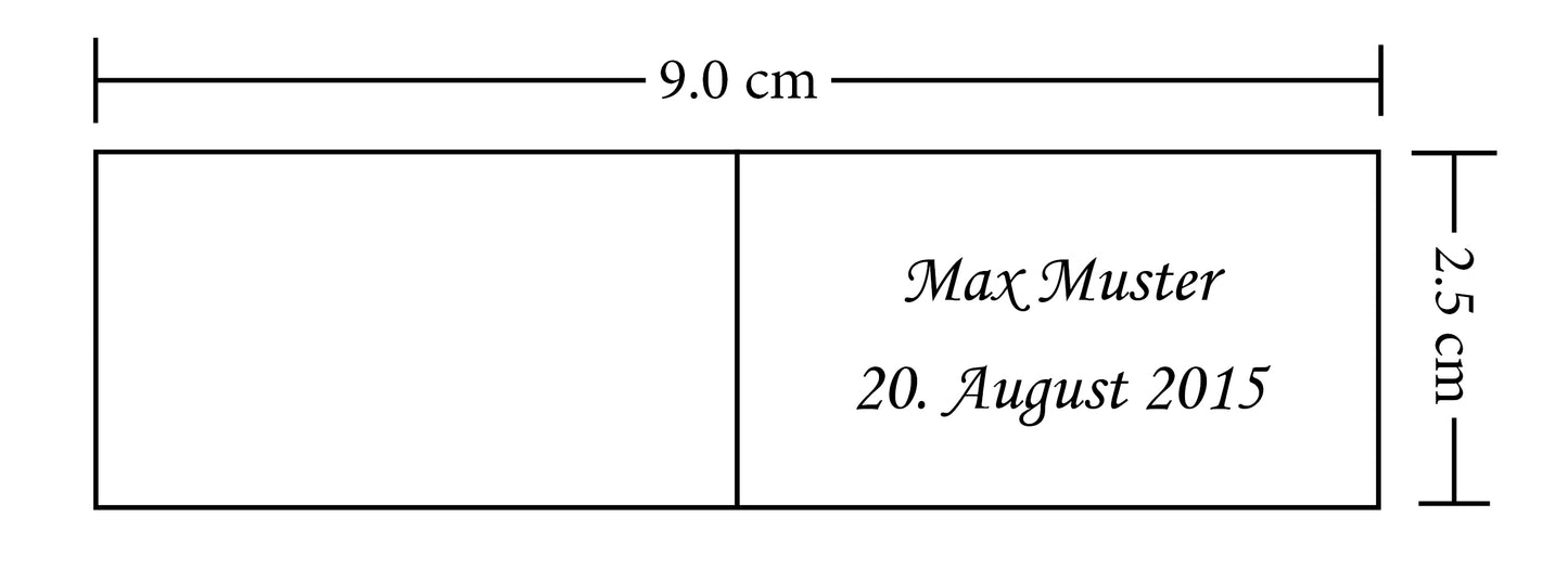 Kärtchen Taufe - Babyfüsse