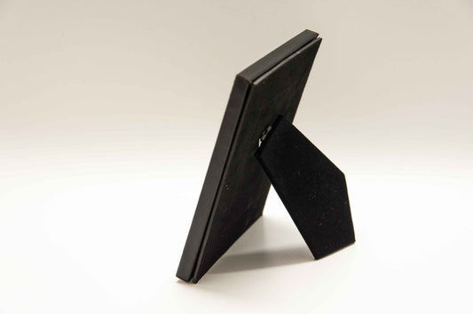 Fotorahmen Leder schwarz - 12.5x10 cm