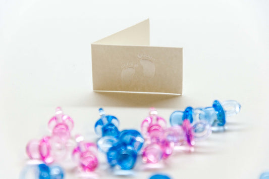 Kärtchen Taufe - Babyfüsse