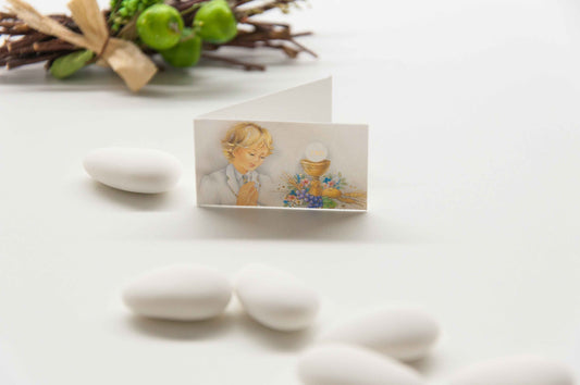 Kärtchen Kommunion - Heiliger Kelch - Knabe