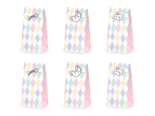Süssigkeitentüte "Einhorn" (6 Stk.)